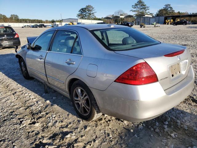 1HGCM56827A079303 - 2007 HONDA ACCORD EX SILVER photo 2