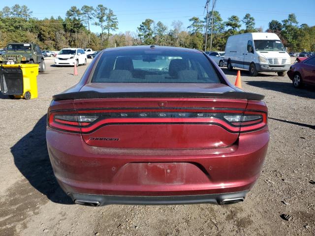 2C3CDXBG9MH658507 - 2021 DODGE CHARGER SXT BURGUNDY photo 6