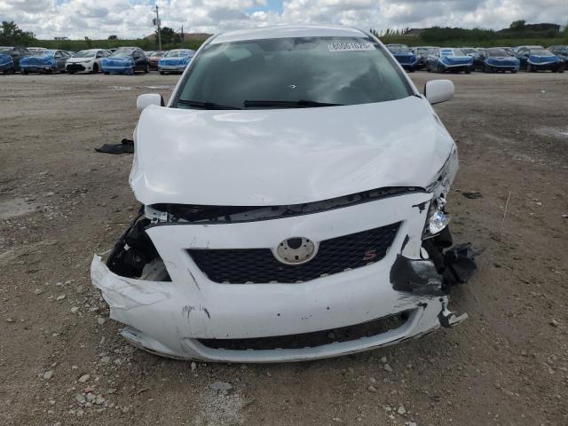 2T1BU4EE8AC405765 - 2010 TOYOTA COROLLA BASE Սպիտակ լուսանկար 5