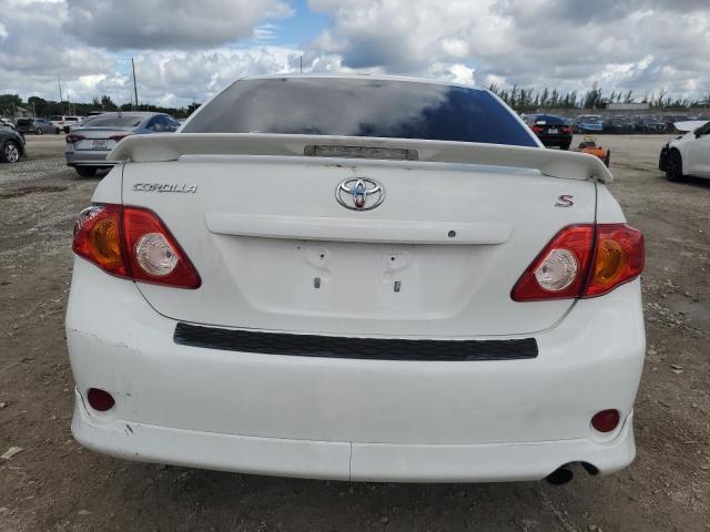 2T1BU4EE8AC405765 - 2010 TOYOTA COROLLA BASE Սպիտակ լուսանկար 6