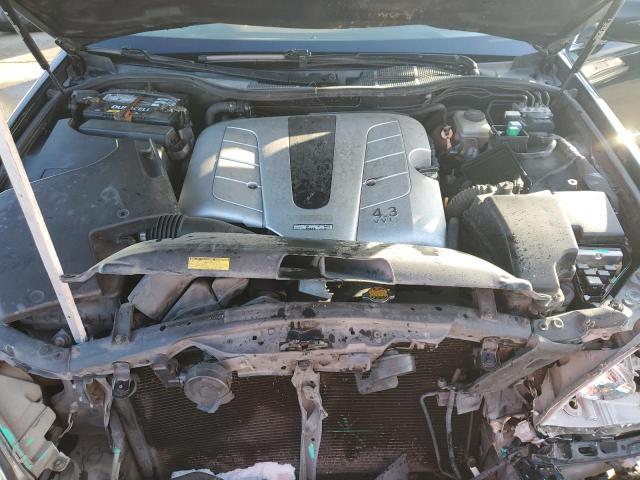 JTHBN36F850179529 - 2005 LEXUS LS 430 BLACK photo 11