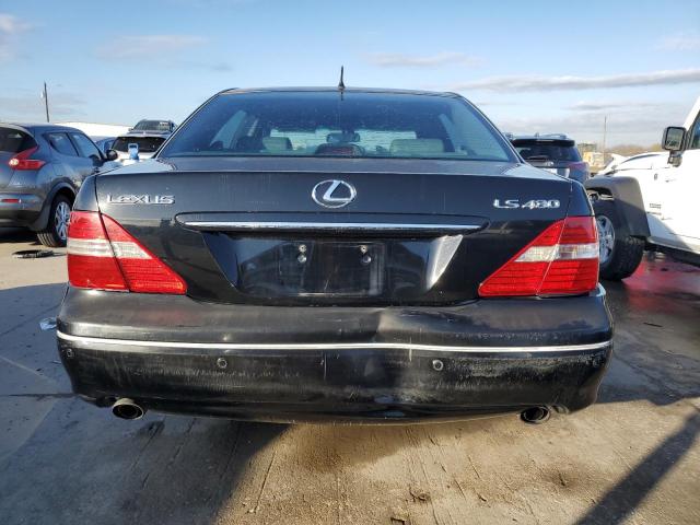 JTHBN36F850179529 - 2005 LEXUS LS 430 BLACK photo 6