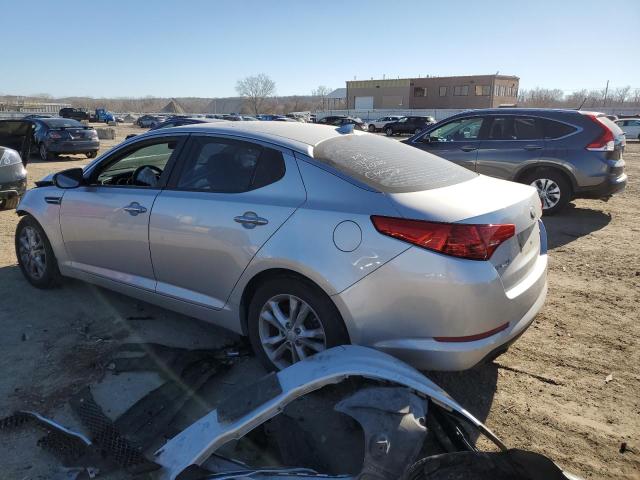 5XXGM4A70DG122125 - 2013 KIA OPTIMA LX SILVER photo 2