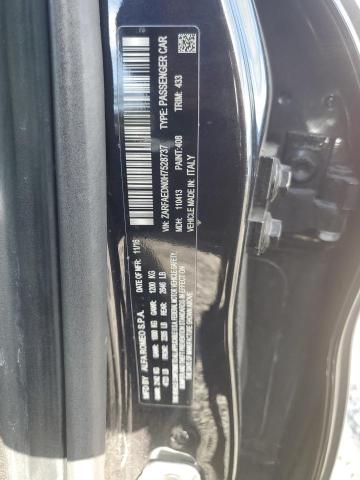 ZARFAEDN0H7528737 - 2017 ALFA ROMEO GIULIA Q4 Чорний фото 12