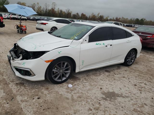 19XFC1F7XKE018849 - 2019 HONDA CIVIC EXL WHITE photo 1