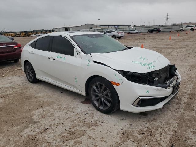 19XFC1F7XKE018849 - 2019 HONDA CIVIC EXL Սպիտակ լուսանկար 4