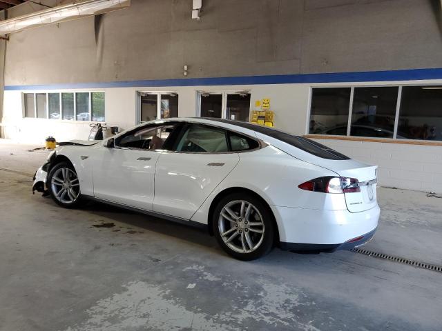 5YJSA1H16EFP52903 - 2014 TESLA MODEL S WHITE photo 2