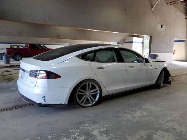 5YJSA1H16EFP52903 - 2014 TESLA MODEL S WHITE photo 3