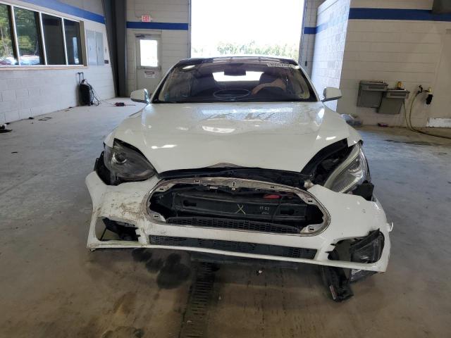 5YJSA1H16EFP52903 - 2014 TESLA MODEL S WHITE photo 5