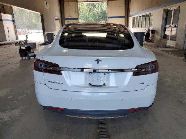 5YJSA1H16EFP52903 - 2014 TESLA MODEL S WHITE photo 6