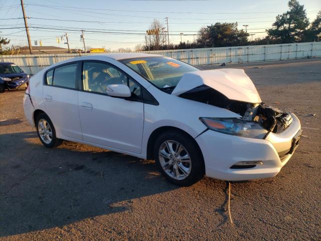 JHMZE2H75AS034476 - 2010 HONDA INSIGHT EX WHITE photo 4