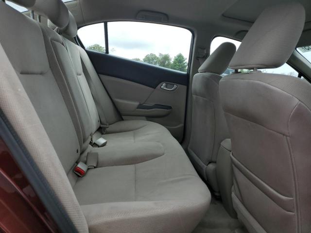 19XFB2F82CE362128 - 2012 HONDA CIVIC EX BURGUNDY photo 10