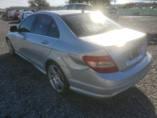 WDDGF54X89F221850 - 2009 MERCEDES-BENZ C 300 SILVER photo 2