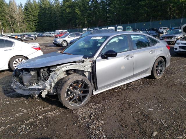 2HGFE2F53NH596154 - 2022 HONDA CIVIC SPORT 银色 照片 1