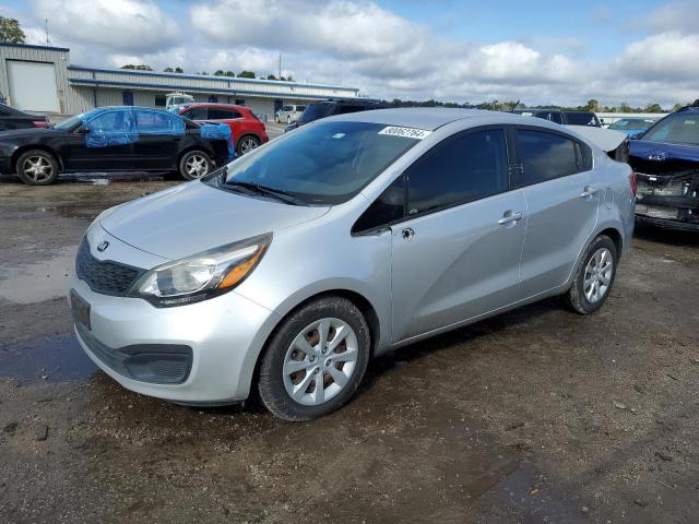 KNADM4A37D6283907 - 2013 KIA RIO LX SILVER photo 1