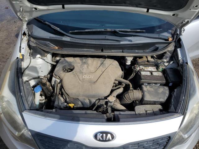 KNADM4A37D6283907 - 2013 KIA RIO LX SILVER photo 11