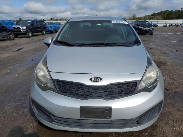 KNADM4A37D6283907 - 2013 KIA RIO LX SILVER photo 5