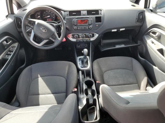 KNADM4A37D6283907 - 2013 KIA RIO LX SILVER photo 8