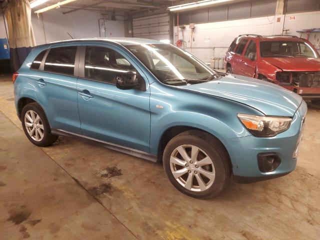 4A4AP3AU3DE017363 - 2013 MITSUBISHI OUTLANDER ES BLUE photo 4