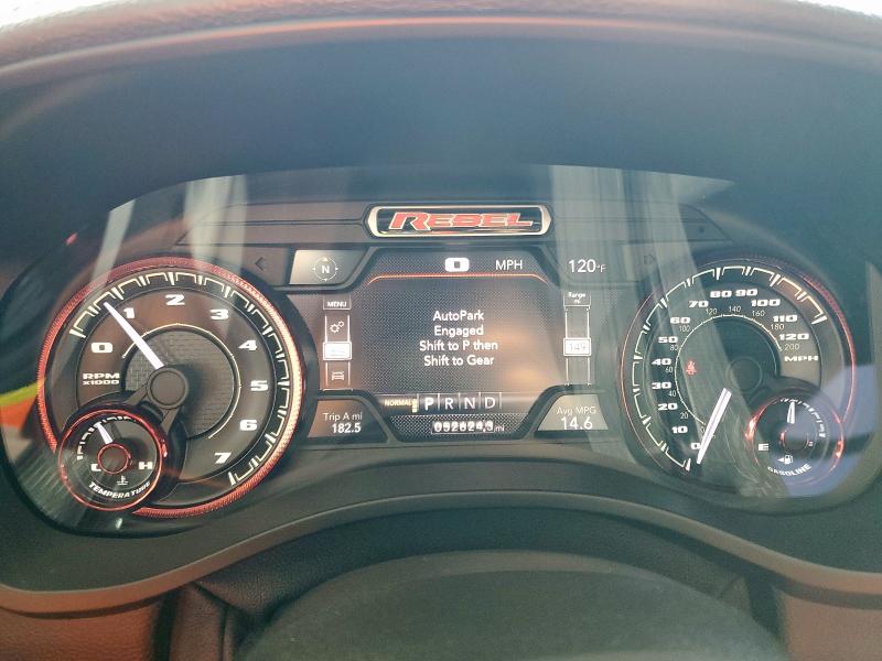 1C6SRFLT3KN598363 - 2019 RAM 1500 REBEL 灰色 照片 9