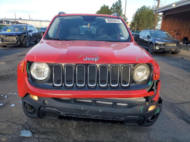 ZACCJAAB5HPF74227 - 2017 JEEP RENEGADE SPORT RED photo 5