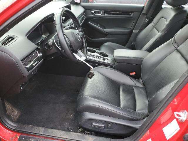 19XFL1H89NE402101 - 2022 HONDA CIVIC SPORT TOURING RED photo 7