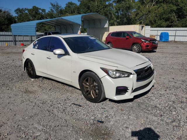 JN1CV7AP9HM642579 - 2017 INFINITI Q50 BASE WHITE photo 4