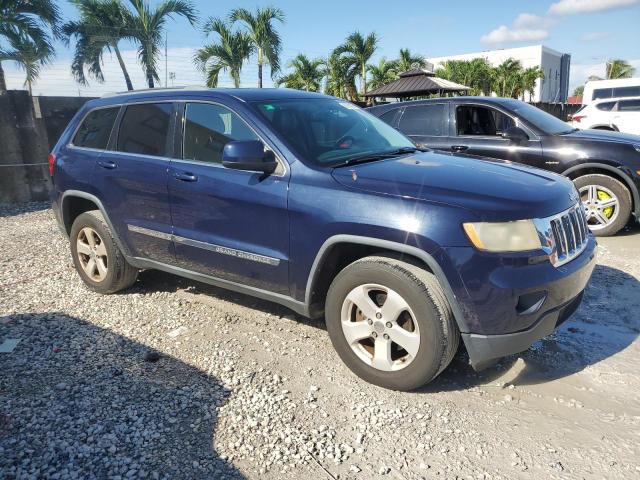 1C4RJEAG8DC636909 - 2013 JEEP GRAND CHER LAREDO BLUE photo 4