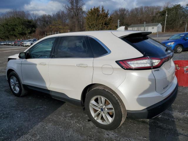 2FMPK4J87GBC33155 - 2016 FORD EDGE SEL WHITE photo 2