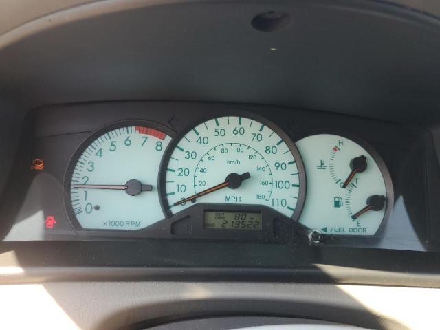 JTDBR32E842041446 - 2004 TOYOTA COROLLA CE BLACK photo 9