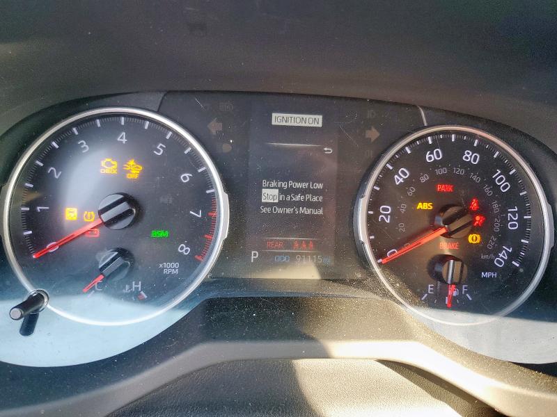 JTMW1RFV3KD031852 - 2019 TOYOTA RAV4 XLE ვერცხლისფერი ფოტო 9