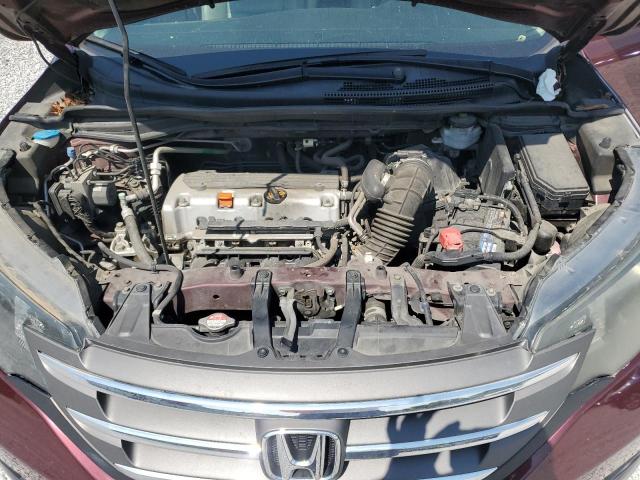 5J6RM4H72DL070442 - 2013 HONDA CR-V EXL MAROON photo 12