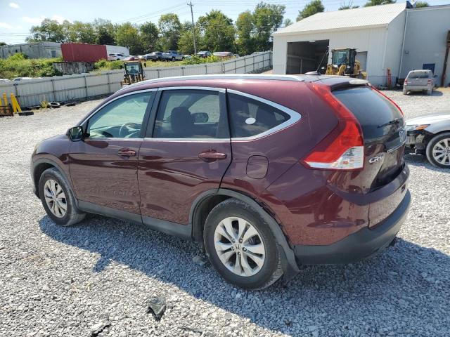 5J6RM4H72DL070442 - 2013 HONDA CR-V EXL MAROON photo 2