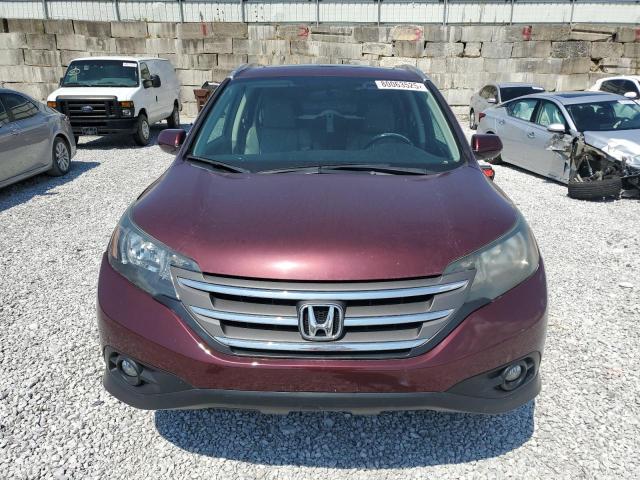 5J6RM4H72DL070442 - 2013 HONDA CR-V EXL MAROON photo 5