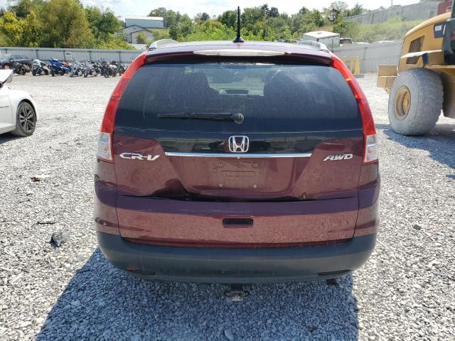 5J6RM4H72DL070442 - 2013 HONDA CR-V EXL MAROON photo 6
