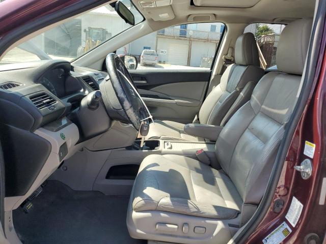 5J6RM4H72DL070442 - 2013 HONDA CR-V EXL MAROON photo 7