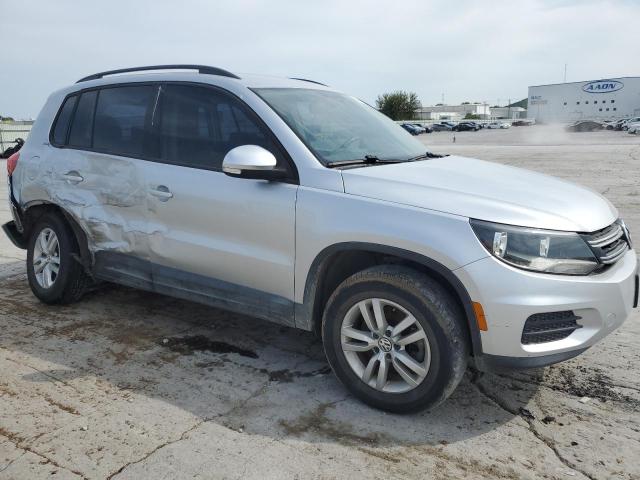 WVGAV7AX3HK002900 - 2017 VOLKSWAGEN TIGUAN S SILVER photo 4