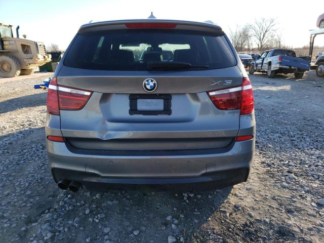 5UXWX7C53H0U39841 - 2017 BMW X3 XDRIVE35I CHARCOAL photo 6