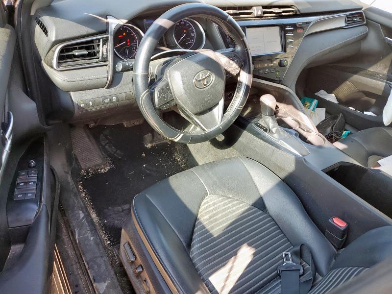 4T1B11HK5KU710245 - 2019 TOYOTA CAMRY L BLACK photo 8