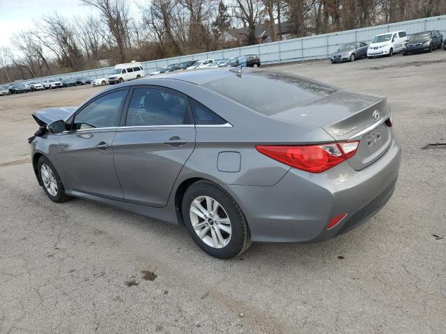 5NPEB4AC3EH940349 - 2014 HYUNDAI SONATA GLS GRAY photo 2