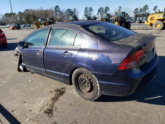 1HGFA16546L029400 - 2006 HONDA CIVIC LX BLUE photo 2