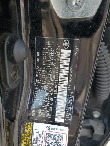 4T1BK36B56U101514 - 2006 TOYOTA AVALON XL 黑色 照片 23
