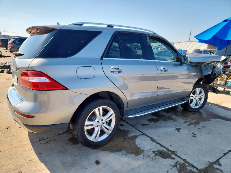 4JGDA5JB0FA467557 - 2015 MERCEDES-BENZ ML 350 GRAY photo 3