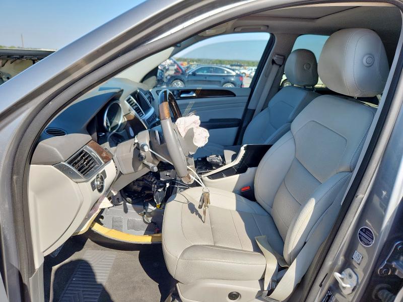 4JGDA5JB0FA467557 - 2015 MERCEDES-BENZ ML 350 GRAY photo 7