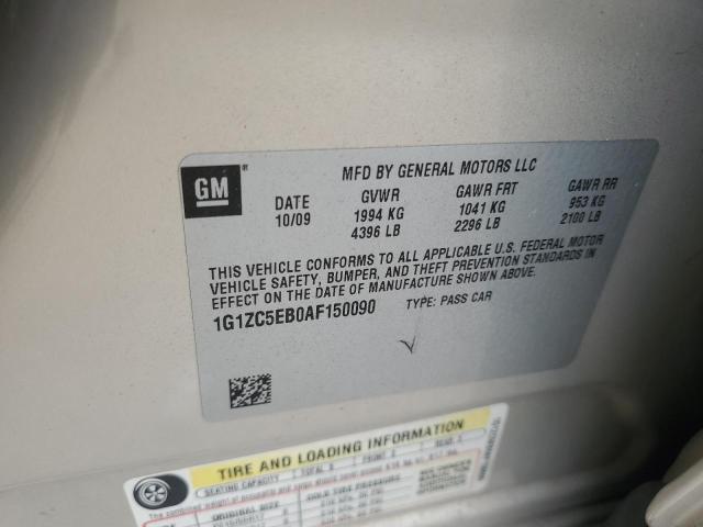 1G1ZC5EB0AF150090 - 2010 CHEVROLET MALIBU 1LT 金色 照片 12