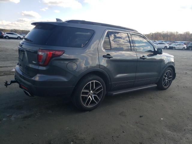 1FM5K8GT6GGB04939 - 2016 FORD EXPLORER SPORT GRAY photo 3