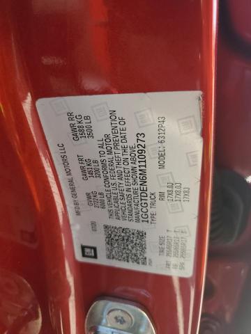 1GCGTDEN6M1109273 - 2021 CHEVROLET COLORADO Z71 RED photo 12