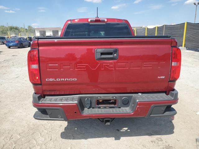 1GCGTDEN6M1109273 - 2021 CHEVROLET COLORADO Z71 RED photo 6