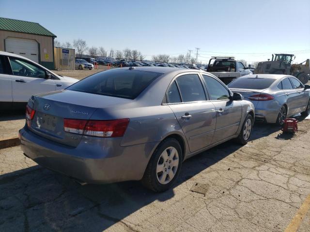 5NPET46F28H382367 - 2008 HYUNDAI SONATA GLS SILVER photo 3