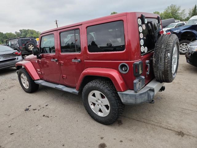 1C4HJWEG0CL207550 - 2012 JEEP WRANGLER U SAHARA Bordo foto 2